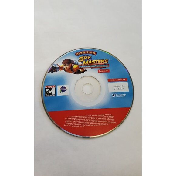 JumpStart Spy Masters: Unmask The Prankster PC CD-ROM 2001 - DISC ONLY! - Picture 2 of 3